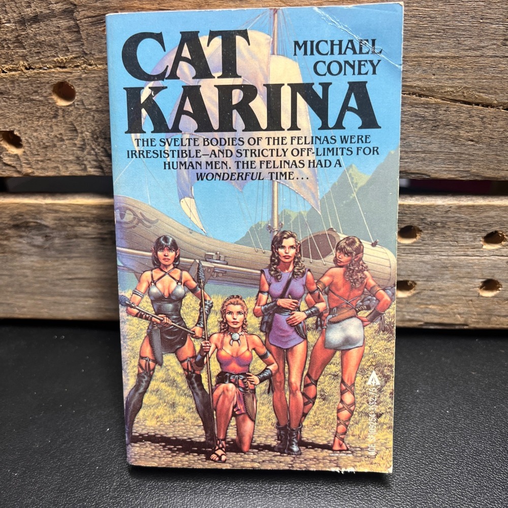 Cat Karina Michael Coney Ace Science Fiction Paperback 1982 First Printing